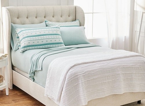 Berkshire Polarfleece KING Sheet Set All Season Warmth Seaglass /& Fairisle Set