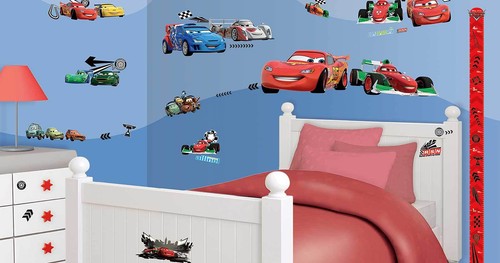 Muebles y decoración infantil 78 pared Sticker murales habitación infantil Disney Pixar Cars Rayo McQueen Casa, jardín y bricolaje wellhello.se