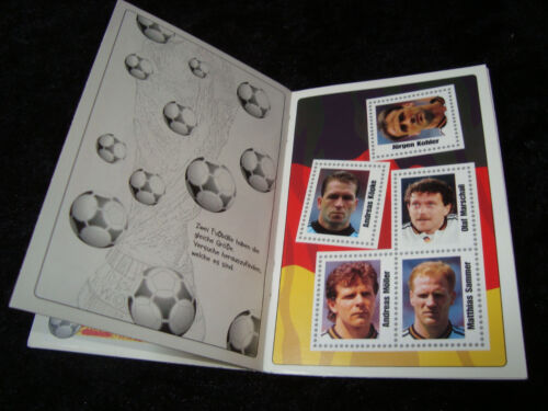 Panini France 98 WM 1998 WORLD CUP 98 Deutschland Fan Sticker Rätsel Spiele NEU