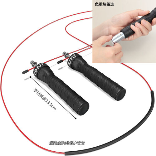 Adjustable Jump Rope Speed Skipping Rope for Boxing MMA Training Gym Fitness