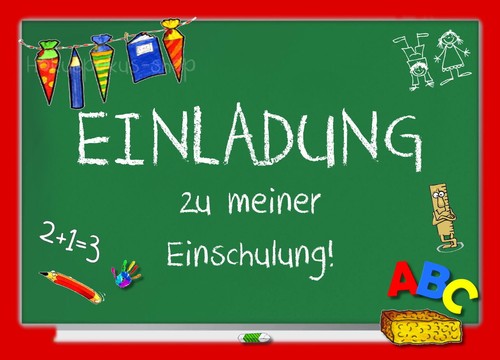 Feste Besondere Anlasse 8 Einladungskarten Einschulung Schulanfang 1 Schultag Einladung Schule Mobel Wohnen Iccare Com Vn