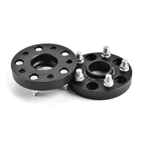 Pair Hubcentric Wheel Spacers 1 inch 25mm for Tesla Model S X 5/120 Bore 64.1 