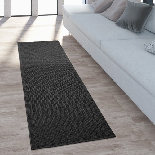 Tapis Extérieur Pour Terrasse Et Balcon Tapis Cuisine Monochrome Moderne Noir