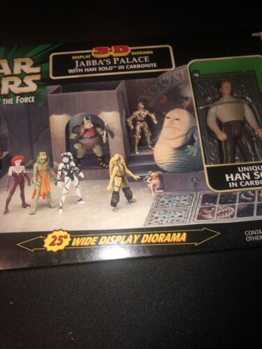 Star Wars TPOTF Hasbro Jabbas Place Hans Solo in Carbonite 3D Diarama Rare 