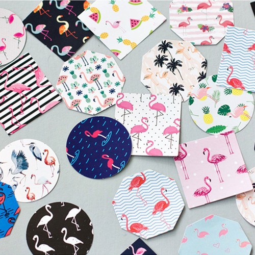 45Pcs//lot Flamingo Paper Diy Diary Scrapbooking Label Sticker Stationery Decor