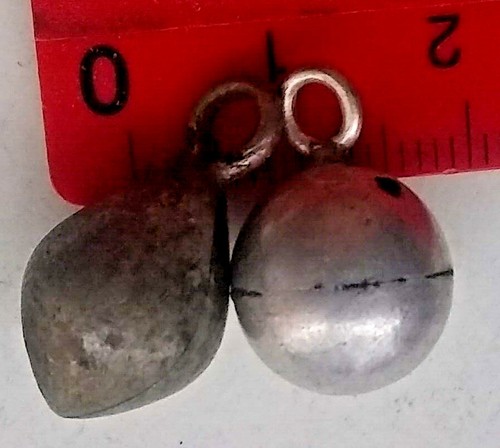 LOT of 2 rare Genuine Ancient late Roman early Byzantine silver buttons