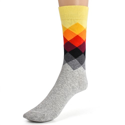 Men Women Fashion Casual Cotton Socks Multi-Color Design Dress Sports Socks Chic