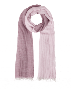 Jigsaw Two Tone Fringe Scarf Womens New Pink Lilac