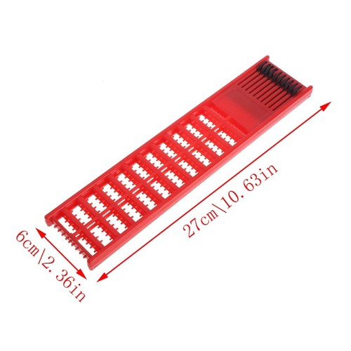 Fishing Rig Board Plastic Double Side Spring Hooks Storage Catch Holder Tackle