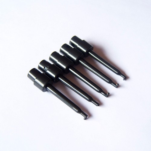 20 pcs Noir 57 mm Test Clip Grabber SMD SMT IC crochet sonde pour multimètre NEUF P50