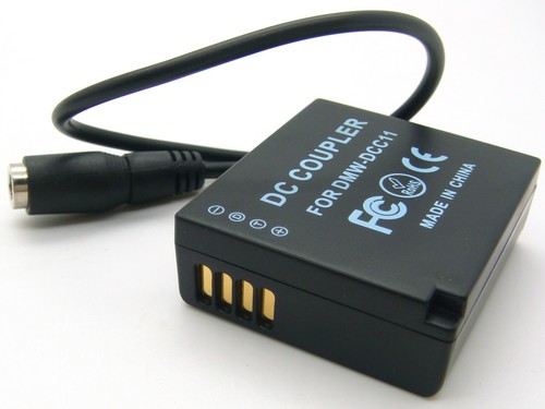 DMW-DCC11 DC Acoplador Para Panasonic Lumix DMC-GX7 DMC-GX80 DMC-GX85 Adaptador de CA