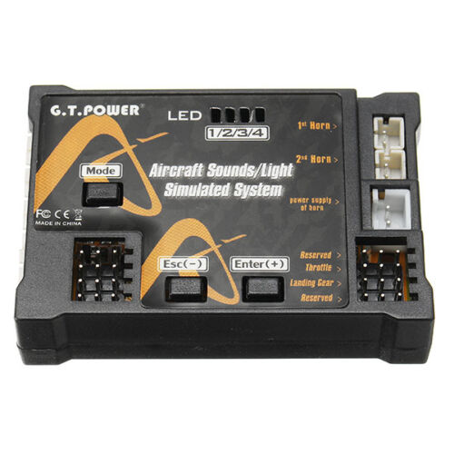 GT Power Aircraft Simulated Sounds Light System V1 For RC Airplane
