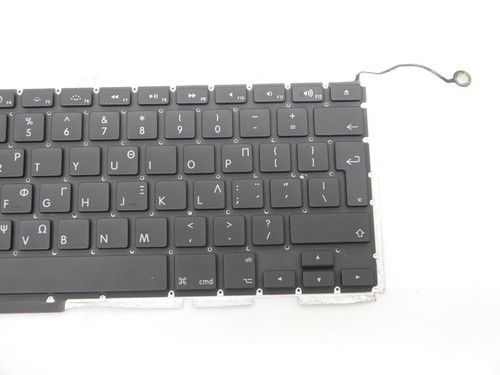 Used Greek Keyboard Backlit Backlight For Macbook Pro 17 A1297 09 10 11 Laptop Replacement Parts Laptop Replacement Keyboards