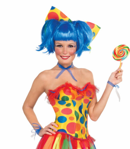 Polka Dot Clown Corset Adult Womens Costume Accessory Standard Size NEW Circus 