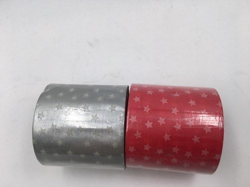 Klebeband Weihnachtspaketband 2x10 Meter buntes Paketband Sterne