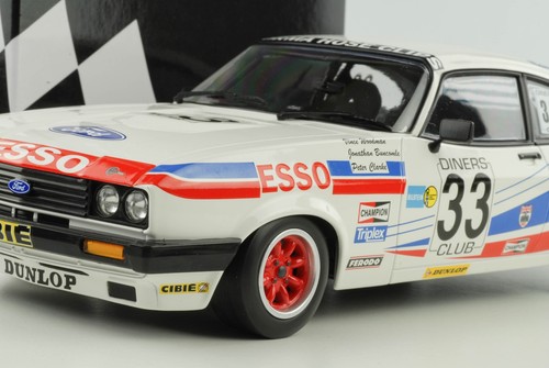 Ford Capri 3.0 S V.M.#33 Woodman Buncombe Clark 24H Spa 1981 1:18 Minichamps