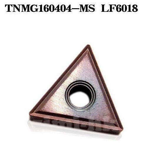 10Pcs TNMG160404-MS LF6018 CNC Carbide turning inserts for stainless steel 