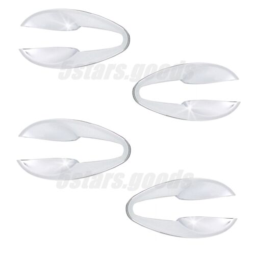 Chrome Side Mirror Door Handle Bowl Covers Trims For 2016-2020 Nissan Maxima