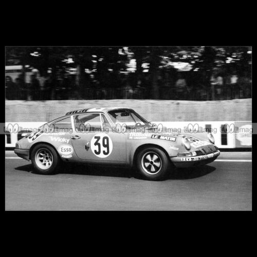 #pha.014418 Photo PORSCHE 911 S VERRIER-FOUCAULT 24 HEURES DU MANS 1971 Car Auto