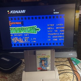 Nes Castlevania II 2 Simons Quest solo carrello testato Nintendo autentico