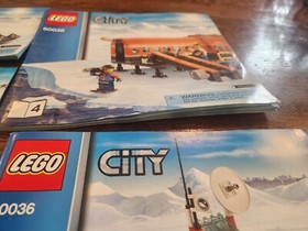 LEGO City 60036 Arctic base camp INSTRUCTION MANUALS ONLY All 5