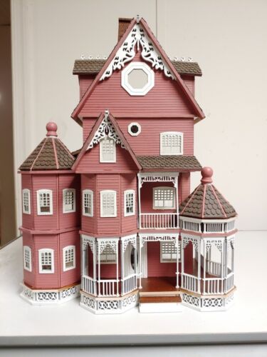 Details about  &nbsp;Ashley B milled siding Gothic Victorian Quarter Scale Dollhouse Kit 1:48