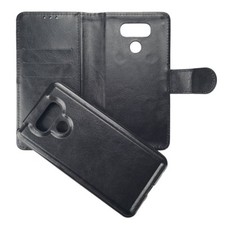 LG G6 Wallet Case Twin 2in1 Book Klapp Etui und Cover Magnet Hülle Bag Schwarz