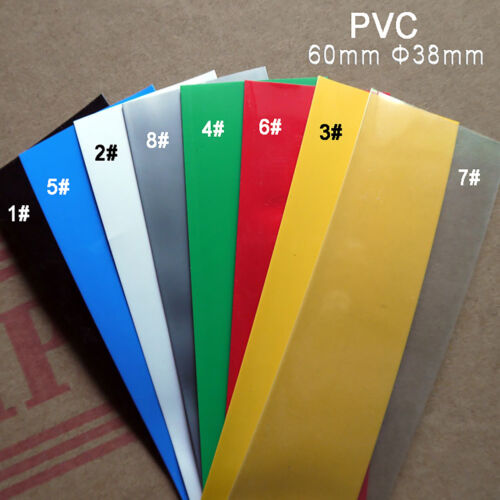 PVC Schrumpfschlauch Flachmaß 60mm für Paket 18650 Batterie 8 Farben erhältlich 