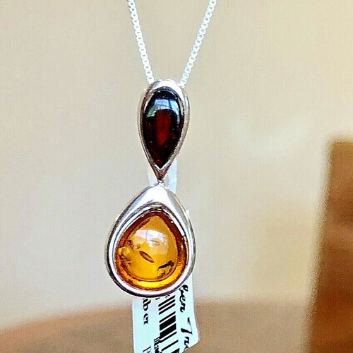 100/% Genuine Russian Baltic Amber Necklace Butterscotch Egg Yolk Vintage Polish