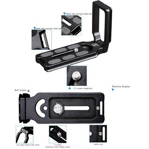 Manbily Quick Release L Plate Bracket For Camera Benro Arca Swiss High Quality