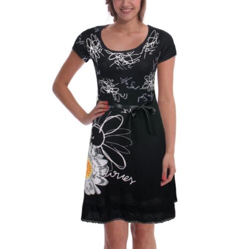 Brand New Desigual collection Elegant /& Stylish dress /"Sukeinka/" Black XXL