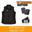Dewalt force rembourrage doux léger gilet veste sans manches nouvelle gamme genou ceinture set