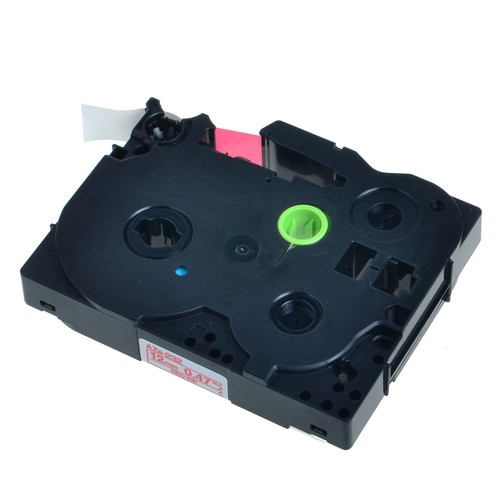 2 PK TZ232 TZe232 Red on White Tape Label For Brother P-Touch PT-1160 1//2/" 12mm