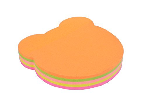 Various Unique Sticky Note Shapes with Assorted Color Sheets Package of 4
