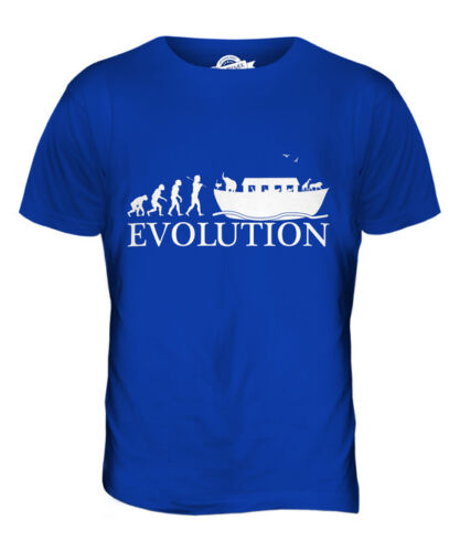 L/'arche de Noé Evolution of Man T-Shirt Homme Tee Top giftbible Story