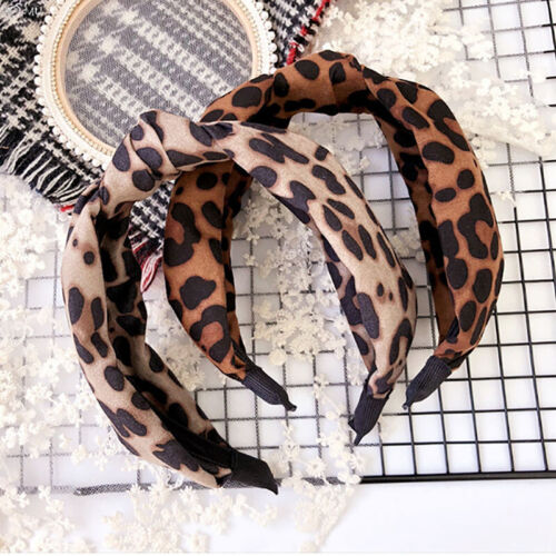 Bandeau imprimé de léopard de la mode pour les bandes de cheveux des femmes