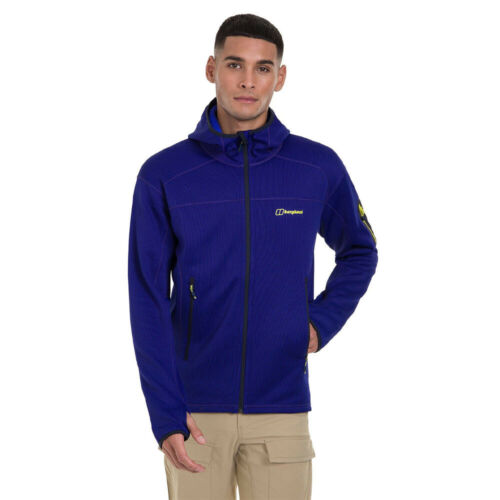 Berghaus Mens Pravitale Mountain 2.0 Fleece Jacket Top Blue Sports Outdoors