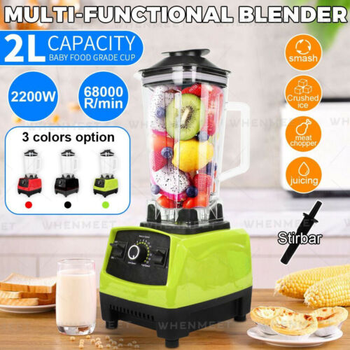 2L Blender Mixer Food Smoothie Maker Fruit Juicer Coffee Grinder Ice Crush 2200W 