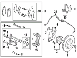 MAZDA K0Y13328ZA GENUINE OEM FRONT PADS