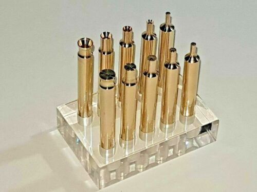 Set 10 pcs  6mm Brass Dop Stick on Acrylic Base for Lapidary Faceting Machine