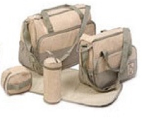 5 pièces bébé Sacs Ensemble Mummy à langer COUCHE fourre-tout L /& Petit sac