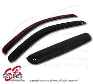 In-Channel Rain Guards Visor 3.0mm Sun roof 3pcs For Honda Civic Coupe 2006-2011