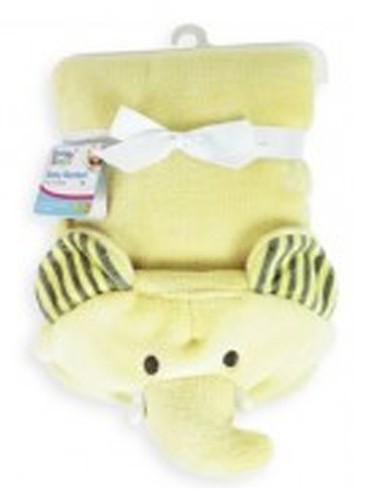 Newborn Boy Girl 3D Hooded Blanket Baby Shower Gift Animal Novelty Wrap Elephant