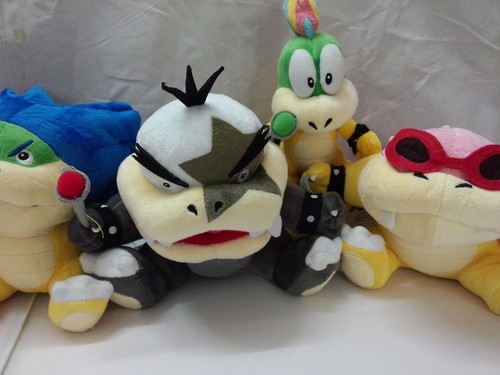 Cute Bowser Soft Plush Doll Stuffed Toys 5/"-7/"Kids New Set Super Mario Bros