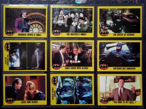 *PLEASE SELECT CARDS* G BATMAN CARDS 1989 2ND SERIES TOPPS 