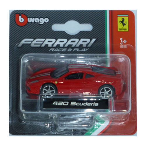 Bburago 56000 Ferrari 430 Scuderia rot Maßstab 1:64 Modellauto NEU °