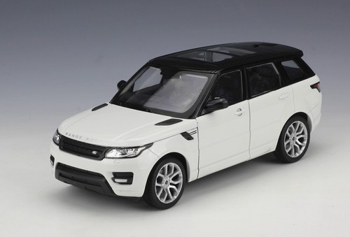 Welly 1:24 Range Rover Sport Diecast Metal Model SUV Car White