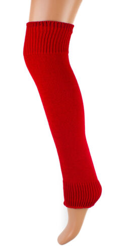 Leg Warmers Plain Luxury Soft Thick Knit Legwarmers Long Cosy Legwarmer Colour