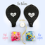 Gender Reveal 36/" Confetti Black Balloons Pink Baby Girl Blue Baby Boy Shower