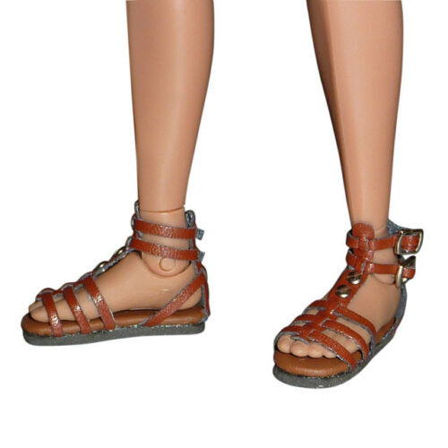 NT Female Brown Gladiator Sandal Shoes Hot Toys 1//6 Scale Phicen ZC Kumik
